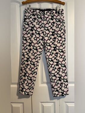 Banana Republic Pink Floral on Black Kids Joggers